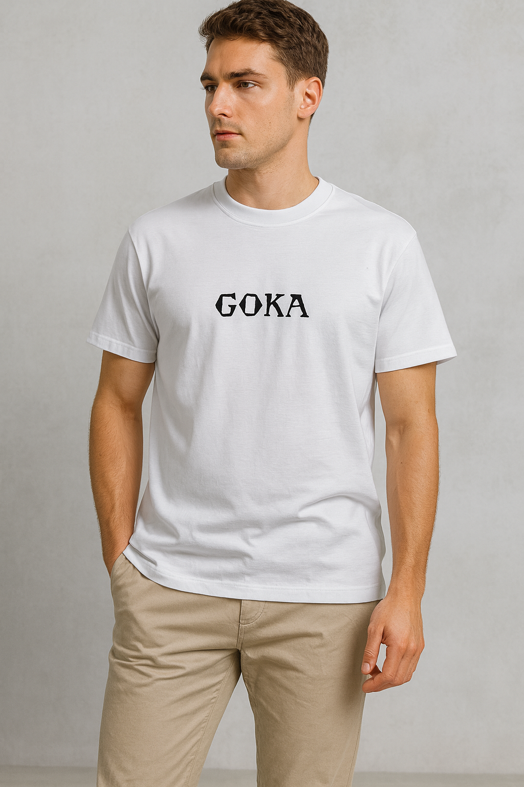 T-Shirt ROBIN BLOOD WHITE