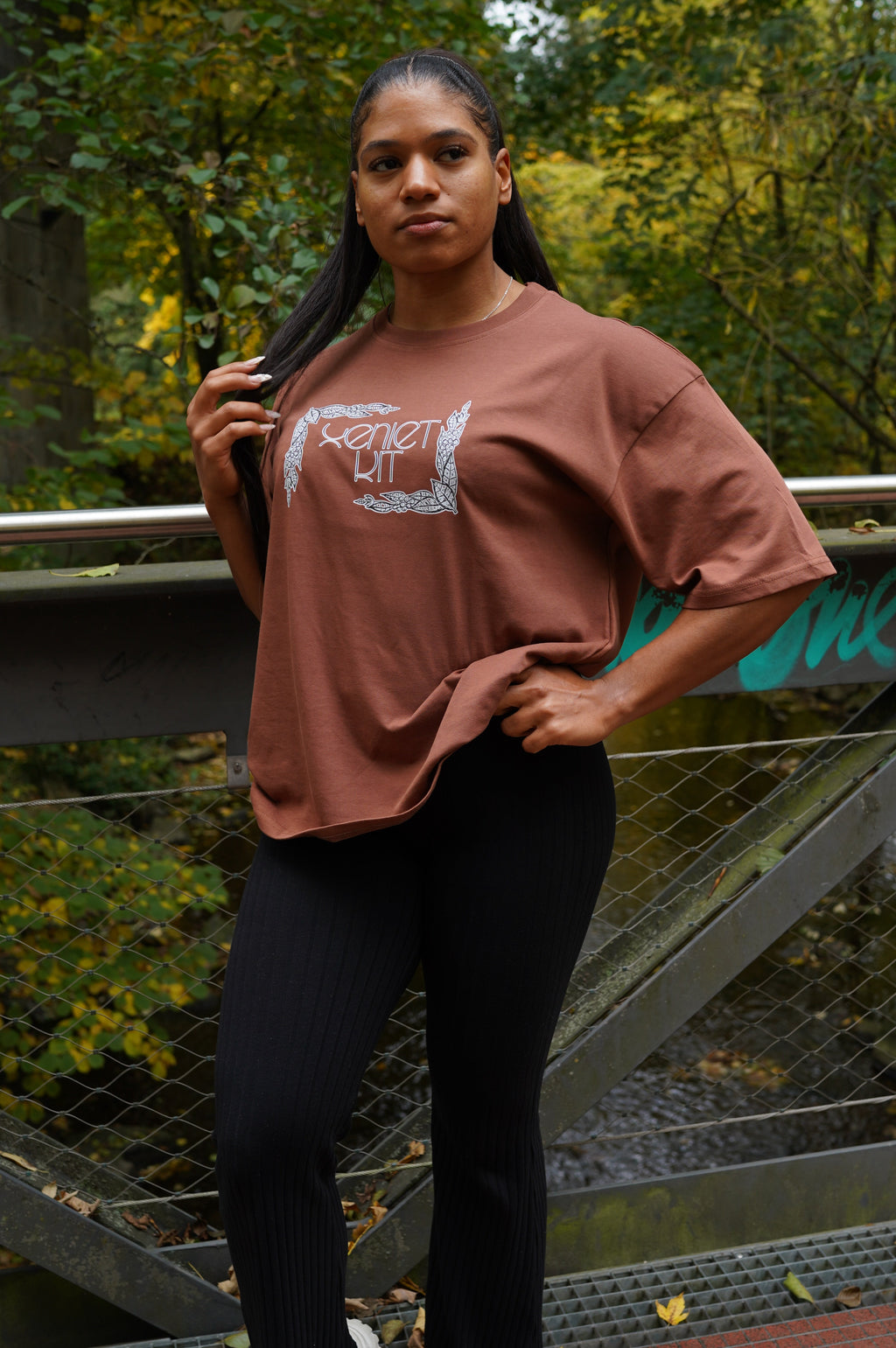 T-SHIRT AFROYA BROWN