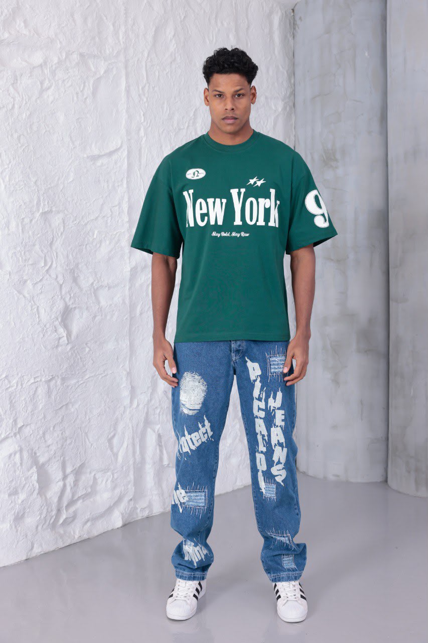 NEW YORK 95 – Oversize T-Shirt Green Edition