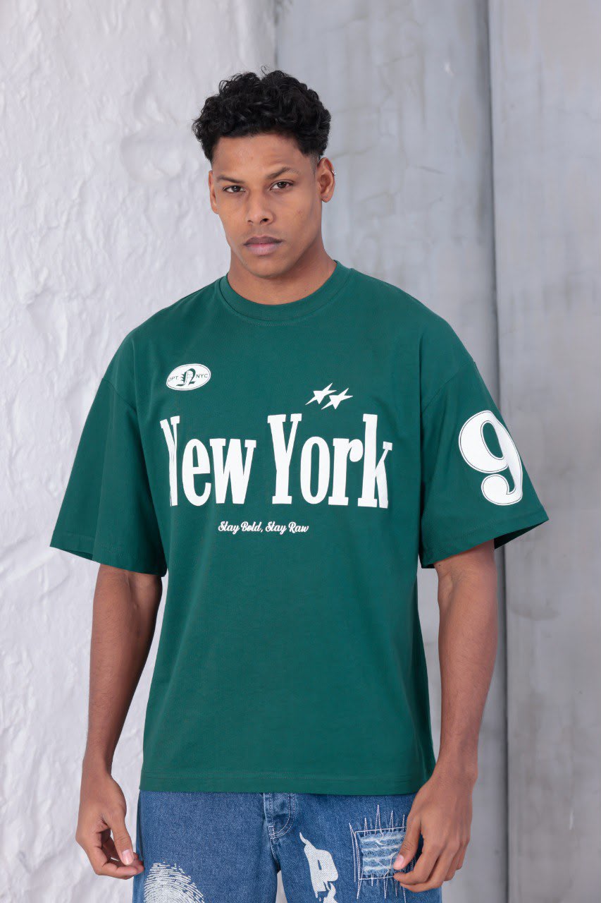 NEW YORK 95 – Oversize T-Shirt Green Edition